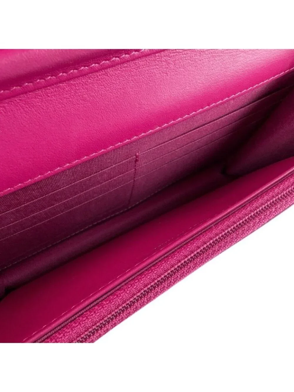 Chanel Chain Wallet Velvet Pink - Picture 5 of 10